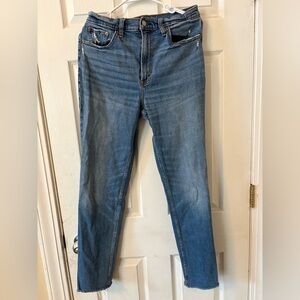 Abercrombie & Fitch Women's Classic Blue Straight Jeans